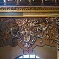 Cihangir Camii - Interior: South Corner, Painted Ornamental Motif