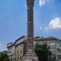 Column of Marcian - Exterior: East Face of Column, Sculptural Relief, Inscription