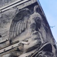 Column of Marcian - Detail: Corinithian Capital, Honorific Eagle