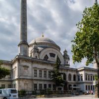 Dolmabahce Camii - Exterior: Northwest Mosque Elevation