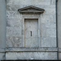 Dolmabahce Camii - Exterior: Northwest Facade Detail, Blind Niche
