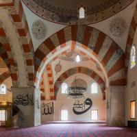 Eski Camii - Interior: Central Prayer Area, Western Corner, Facing Southeast