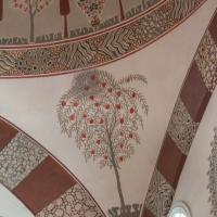 Eski Camii - Interior: Easternmost Dome, Pendentive Detail, Wall Painting