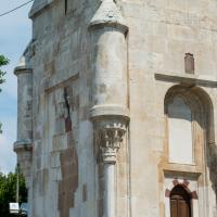 Eski Camii - Exterior: Western Minaret Base Detail