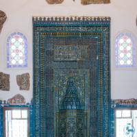 Muradiye Camii - Interior: Mihrab, Qibla Wall