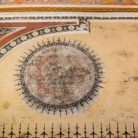 Selimiye Camii - Interior: Gallery Level, Qibla Wall, Eastern Corner, Royal Loge, Painting Detail
