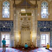 Selimiye Camii - Interior: Mihrab, Qibla Wall