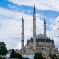 Selimiye Camii - Exterior: Southwestern Elevation