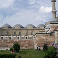 Selimiye Camii - Exterior: Southwest Courtyard Elevation