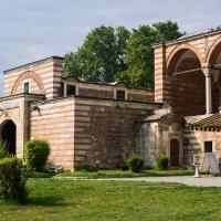 Selimiye Camii - Exterior: Southwestern Mosque Complex Detail