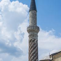 Uc Serefeli Camii - Exterior: Western Minaret