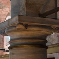 Eyup Sultan Camii - Interior: Central Prayer Hall, Column Capital Detail, Support Pier