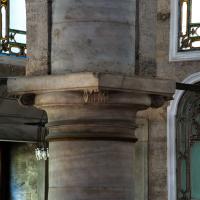 Eyup Sultan Camii - Interior: Central Prayer Hall, Column Capital Detail, Support Pier