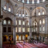 Eyup Sultan Camii - Interior: Gallery Level, Western Corner Facing East, Northeastern Elevation