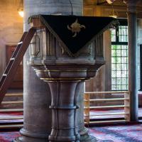 Eyup Sultan Camii - Interior: Northeast Wall, Engaged Pulpit