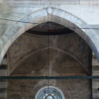 Eyup Sultan Camii - Exterior: Northwest Courtyard Arcade, Pointed Arch, Ornamented Pendentive