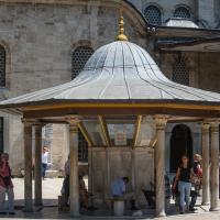 Eyup Sultan Camii - Exterior: Ablution Fountatin
