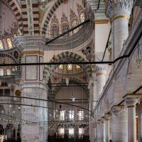 Fatih Camii - Interior: Central Prayer Area Facing Northwest