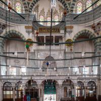 Fatih Camii - Interior: Northwest Entrance and Gallery Level, Northwestern Elevation