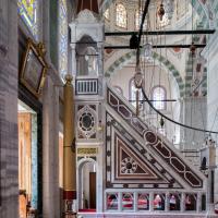 Fatih Camii - Interior: Minbar Detail, Facing Southwest Wall