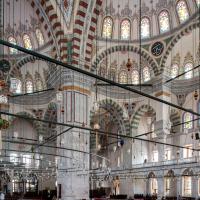 Fatih Camii - Interior: Central Prayer Area Facing North