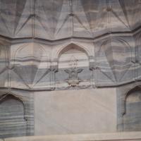 Fatih Camii - Interior: Northwest Gallery Level Detail, Blind Niche, Floral Ornamental Motif