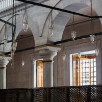Fatih Camii - Interior: Northwest Side Aisle Arcade Detail, Column Capitals, Bays