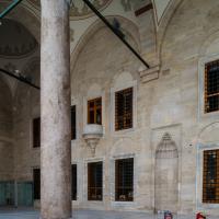 Fatih Camii - Exterior: Northwest Courtyard, Arcade, Domed Bays, Blind Niche