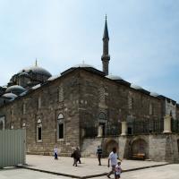 Fatih Camii - Exterior: Northern Courtyard Corner