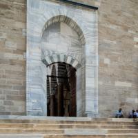Fatih Camii - Exterior: Southwestern Courtyard Portal