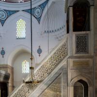 Hadim Ibrahim Pasha Camii - Interior: Southern Corner Facing Northeast, Minbar