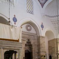 Hadim Ibrahim Pasha Camii - Interior: Central Prayer Area Facing North, Northwestern Elevation