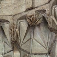 Haseki Sultan Camii - Interior: Northwestern Portal, View from Indoor Porch, Muqarnas Detail