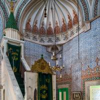 Haseki Sultan Camii - Interior: Central Prayer Area, Southern Corner, Minbar