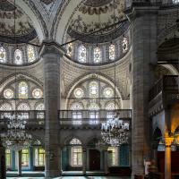 Hekimoglu Ali Pasha Camii - Interior: Northwestern End of Central Prayer Area Facing Southwest
