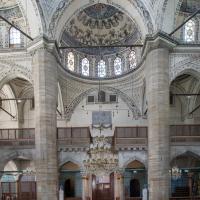 Hekimoglu Ali Pasha Camii - Interior: Central Prayer Area Facing Northwest, Northwestern Elevation