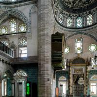 Hekimoglu Ali Pasha Camii - Interior: Central Prayer Area Facing East