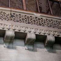Hekimoglu Ali Pasha Camii - Interior: Northeast Gallery Detail, Decorative Grill