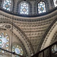 Hekimoglu Ali Pasha Camii - Interior: Southern Corner, Gallery Level, Muqarnas Pendentive
