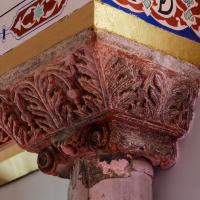 Koca Mustafa Pasha Camii - Interior: Outer Narthex, Byzantine Column Capital