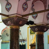 Koca Mustafa Pasha Camii - Interior: Inner Narthex Columns, Byzantine Captials