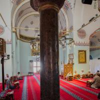 Koca Mustafa Pasha Camii - Interior: Inner Narthex, Byzantine Column