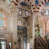 Mesih Mehmed Pasha Camii - Interior: Central Prayer Area Facing South