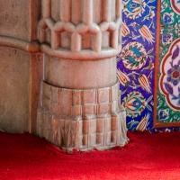 Mesih Mehmed Pasha Camii - Interior: Mihrab Detail, Base