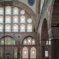 Mihrimah Sultan Camii - Interior: Northwestern Gallery Level Facing Southeast