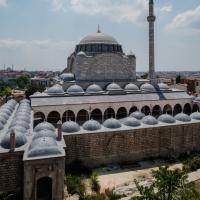 Mihrimah Sultan Camii - Exterior: Northwestern Elevation Viewed from Theodosian Walls