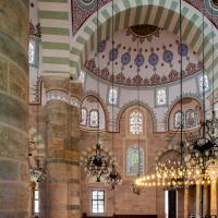 Mihrimah Sultan Camii - Interior: Central Prayer Area, Southwest Elevation