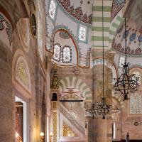 Mihrimah Sultan Camii - Interior: Central Prayer Area Facing Southwest