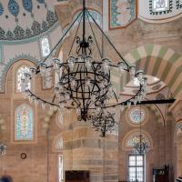 Mihrimah Sultan Camii - Interior: Central Prayer Area Facing Northeast, Support Pier