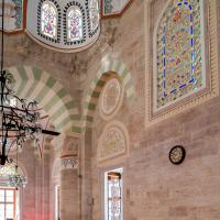 Mihrimah Sultan Camii - Interior, Central Prayer Area Facing South